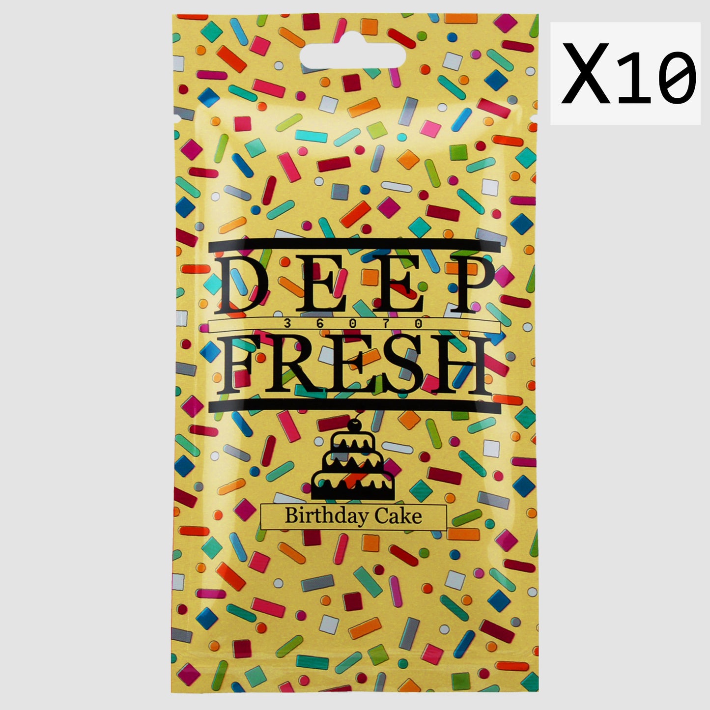 BIRTHDAY CAKE AIR FRESHENER 10x