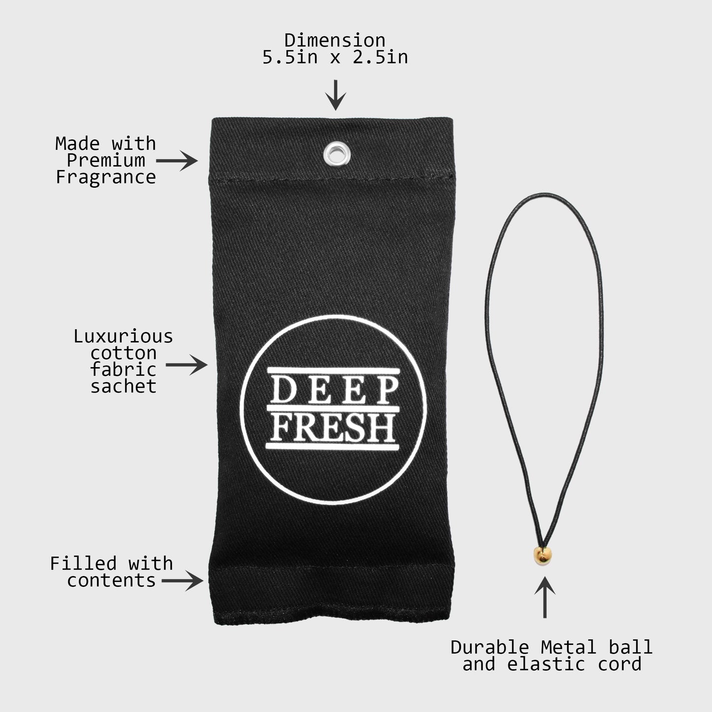 DEEP RED AIR FRESHENER 10x